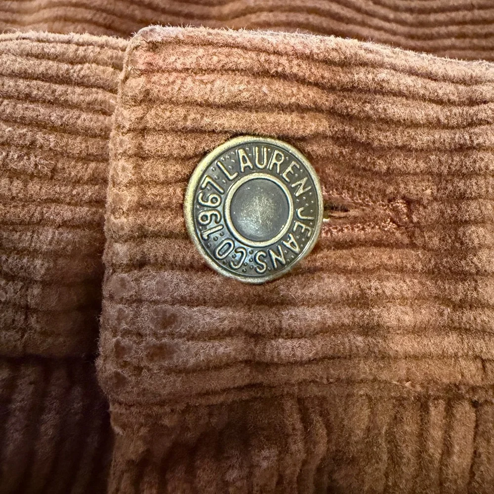 Vintage Lauren Ralph Lauren Women's Brown Corduroy Pants - Picture 12 of 16